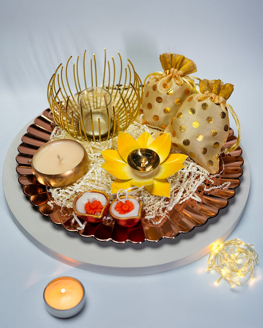 The Lotus Glow Tray
