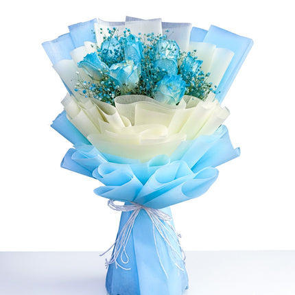 7Pc Ocean Rose Bouquet