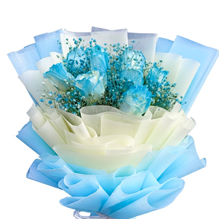 7Pc Ocean Rose Bouquet