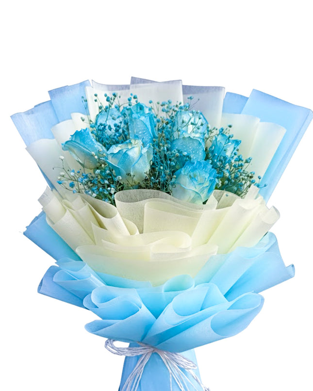 7Pc Ocean Rose Bouquet