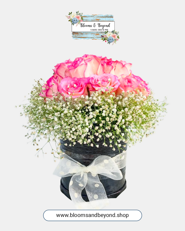 Blush Elegance Pink Rose Bouquet