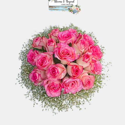 Blush Elegance Pink Rose Bouquet