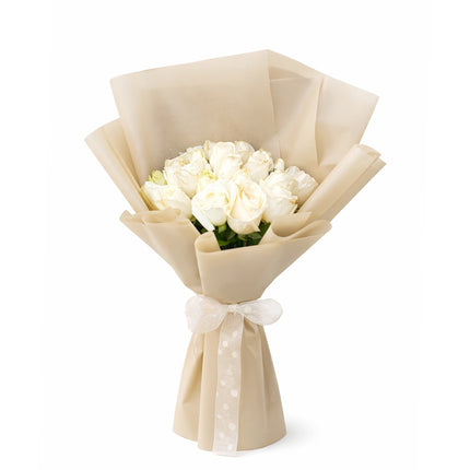 BNB Ivory Grace Rose Bouquet