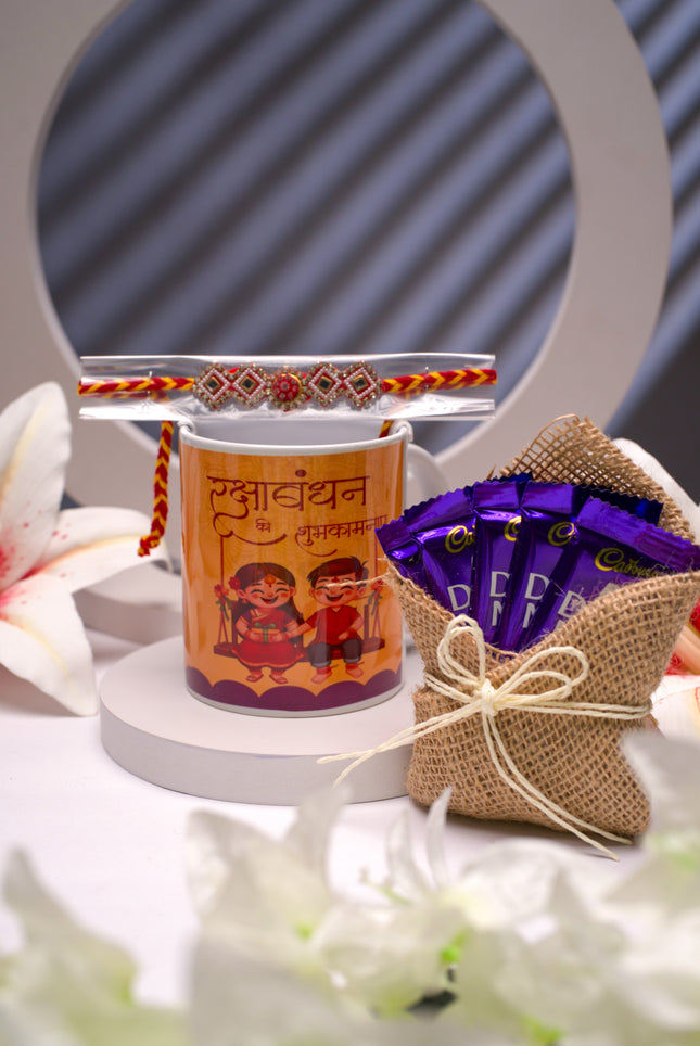 Choco Cheers Rakhi Mug Combo