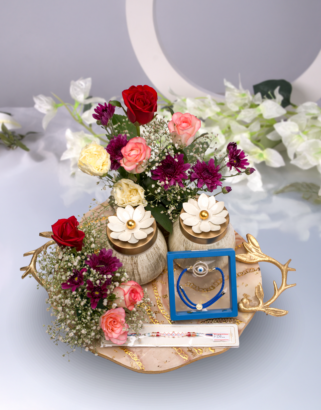 Evil Eye Elegance Rakhi Tray