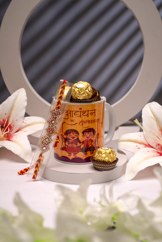 Sweet Bond Rakhi Mug Gift Set