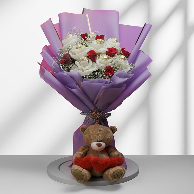 Ferrero Bloom with Teddy Combo