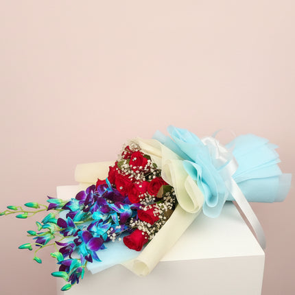 Rose Rose & Orchid Bouquet
