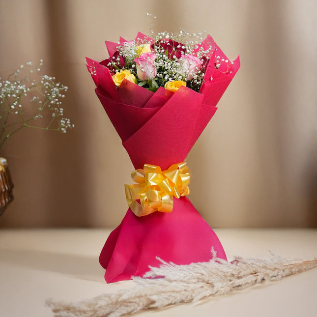 Rose Harmony ( Mix Roses Bunch of 10 )