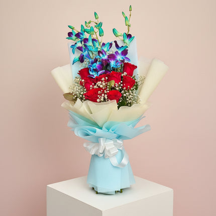 Rose Rose & Orchid Bouquet